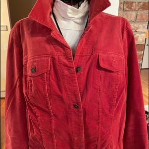 Corduroy Jacket 98%cotton & 2%spandex .